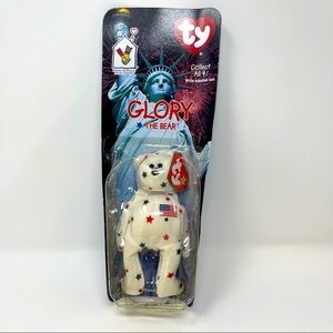 Ty 1993 Beanie Baby Glory the Bear New In Box Collectibles